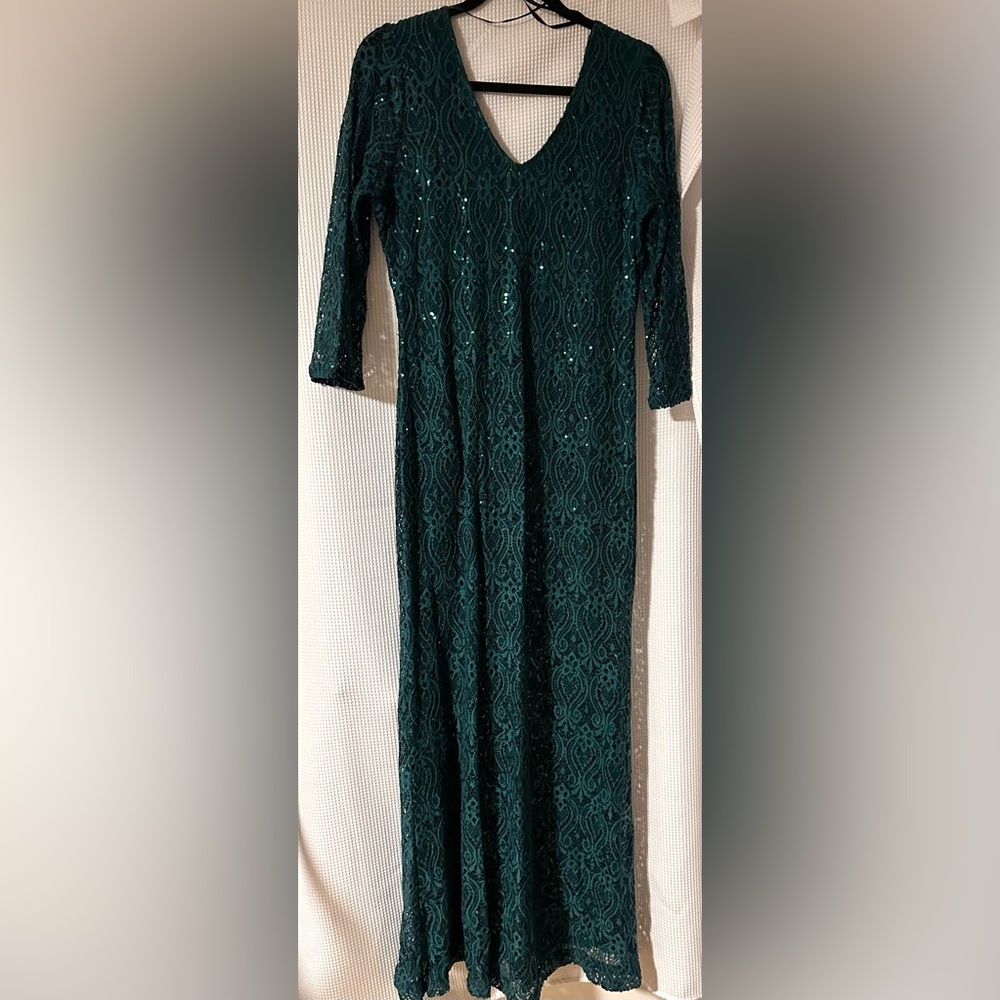 Green emerald beautiful dress